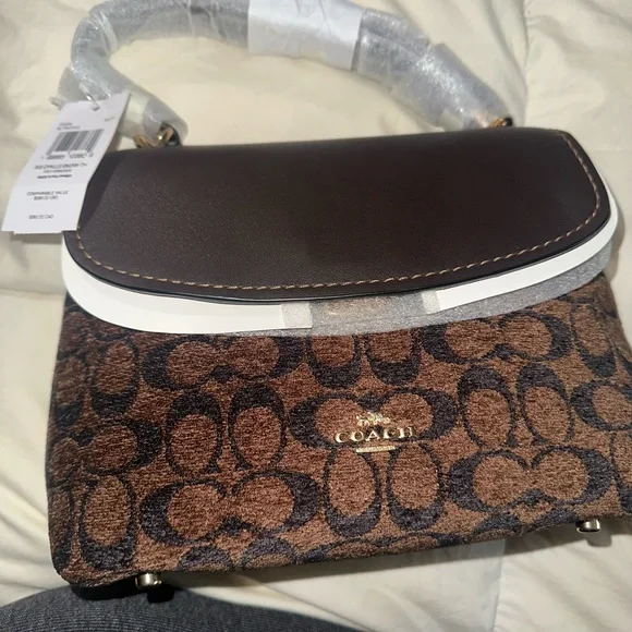 Coach Emory Top Handle in Chenille Signature Print - Picture 2 of 3